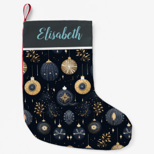Calcetín Navideño Pequeño Navidades personalizados con vacaciones con nombre