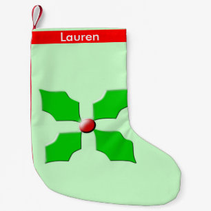 Calcetín Navideño Pequeño Navidades Personalizados de Feliz Navidad