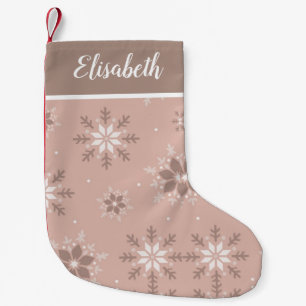 Calcetín Navideño Pequeño Navidades personalizados descansando con el nombre