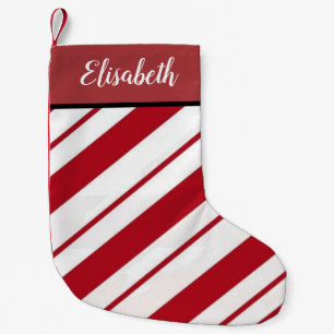 Calcetín Navideño Pequeño Navidades personalizados descansando con el nombre