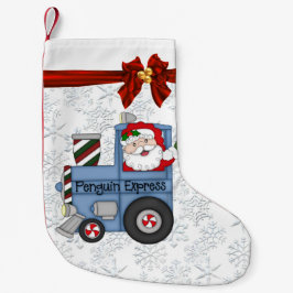 Calcetín Navideño Pequeño Navidades Santa Train Holiday