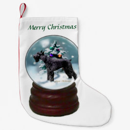 Calcetín Navideño Pequeño Navidades Schnauzer gigantes