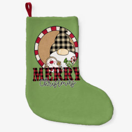 Calcetín Navideño Pequeño Navidades se alegran de la Navidad verde