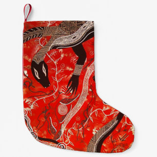 Calcetín Navideño Pequeño Navidades soñadores de Goanna haciendo olas