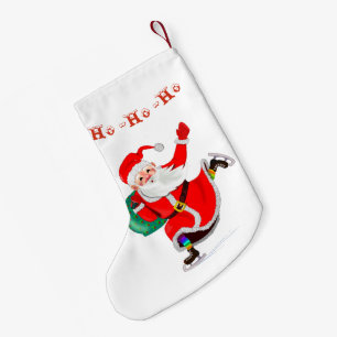 Calcetín Navideño Pequeño Navidades Stocking Santa with Gifts - Fun