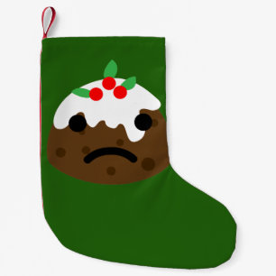 Calcetín Navideño Pequeño navidades tristes pudding