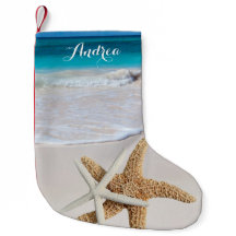 Navidades tropicales Playa Starfish Stocking