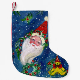 Calcetín Navideño Pequeño NOCHE navidad/SANTA CLAUS