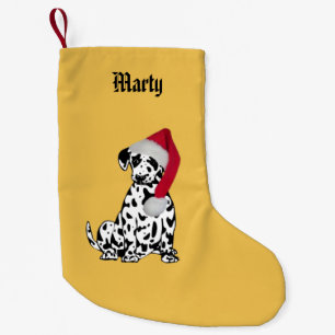 Calcetín Navideño Pequeño Nombre de navidad Dalmatian