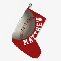 Nombre Personalizado de Navidad de Béisbol