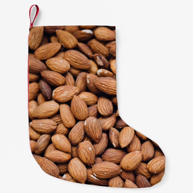 Calcetín Navideño Pequeño Nueces marrones (Anverso)