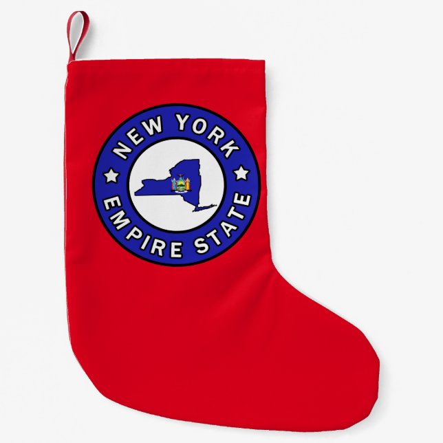 Calcetín Navideño Pequeño Nueva York (Anverso)