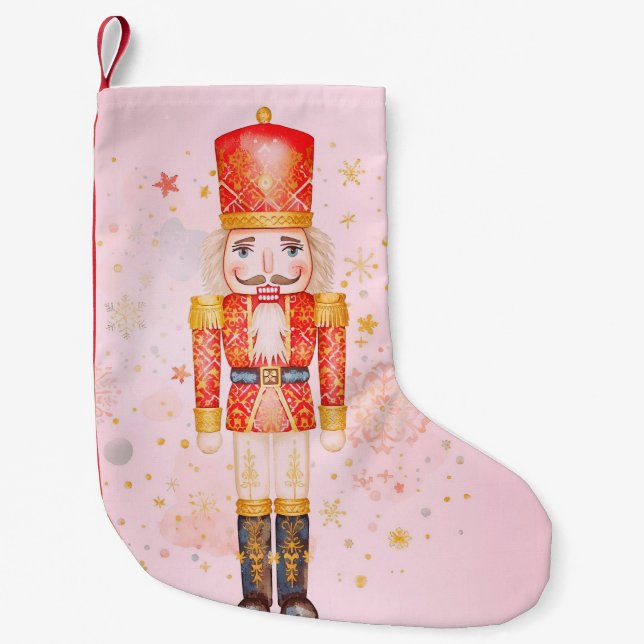 Calcetín Navideño Pequeño Nutcracker navidad (Anverso)
