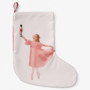 Calcetín Navideño Pequeño Nutracker - Navidades Clara haciendo cola