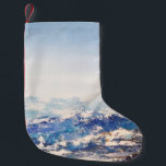 Calcetín Navideño Pequeño Oil painting on canvas View of of snowy Alp mounta<br><div class="desc">Oil painting on canvas View of of snowy Alp mountains. Dolomites,  Italy. Close up painted illustration with winter Alps
paint, oil, alps, winter, snow, art, mount, picture, sky, texture, artistic, artwork, peak, scenery, tirol, alpine, artist, badia, blue, bright, vintage, retro, illustration, </div>