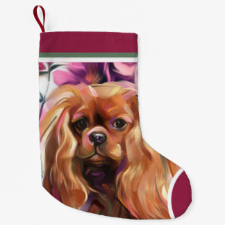 Calcetín Navideño Pequeño Ornamento navideño Ruby Cavalier| Alquiler
