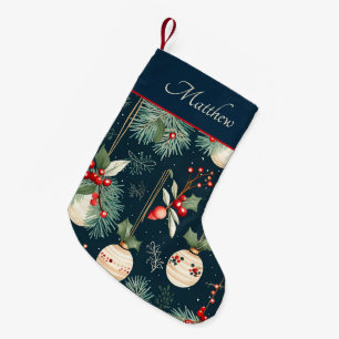 Calcetín Navideño Pequeño Ornamentos y pinturas de época