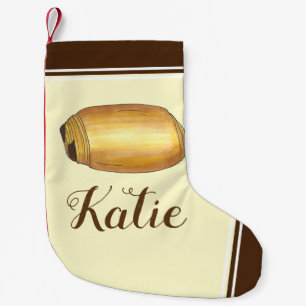 Calcetín Navideño Pequeño Pain au Chocolat Comida francesa Croissant Pastry