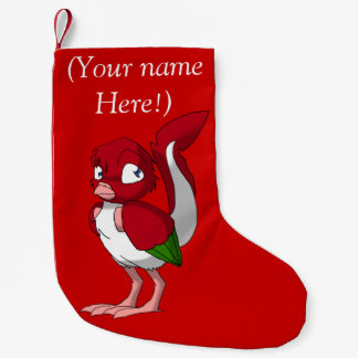 Calcetín Navideño Pequeño Pájaro reptil 2 del navidad