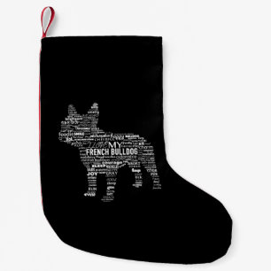 Calcetín Navideño Pequeño Palabras Para Describir Mi Regalo De Bulldog Franc