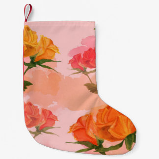 Calcetín Navideño Pequeño Papel de bandana paisley, diseño de bufanda de sed