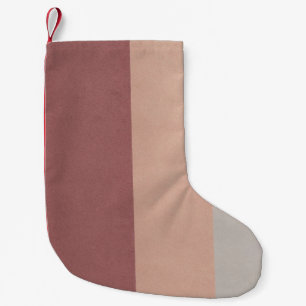 CALCETÍN NAVIDEÑO PEQUEÑO PAPEL DE PALABRAS GRIS Y ROJAS