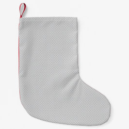 Calcetín Navideño Pequeño Papel de regalo gris con patrón de Navidad moderno
