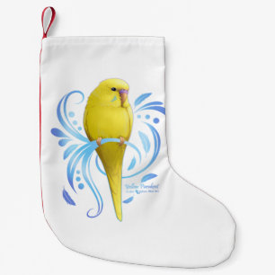 Calcetín Navideño Pequeño Paracaídas amarillo