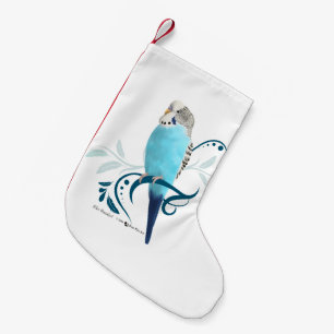 Calcetín Navideño Pequeño Paracaídas azul