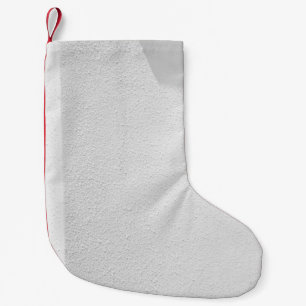 Calcetín Navideño Pequeño Pared de hormigón blanco