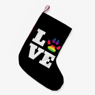 Calcetín Navideño Pequeño Pasta arcoiris