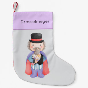 Calcetín Navideño Pequeño Pastel Cascanueces Drosselmeyer