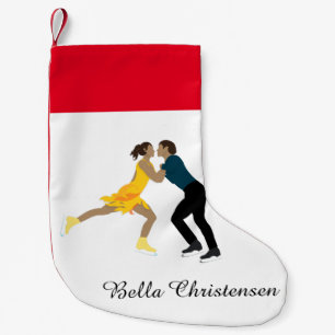 Calcetín Navideño Pequeño Patinaje artístico