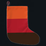Calcetín Navideño Pequeño Patrón de color retro 3 rayado de 70<br><div class="desc">Trotters de Globe de patrón de color de tres bandas retro de los años 70 se especializa en imágenes idiosincrásicas de todo el mundo. Aquí encontrará tarjetas de felicitación únicas,  postales,  Posters,  Mousepads y más.</div>
