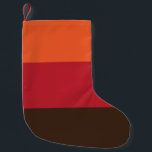 Calcetín Navideño Pequeño Patrón de color retro 3 rayado de 70<br><div class="desc">Trotters de Globe de patrón de color de tres bandas retro de los años 70 se especializa en imágenes idiosincrásicas de todo el mundo. Aquí encontrará tarjetas de felicitación únicas,  postales,  Posters,  Mousepads y más.</div>