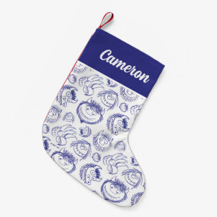 Calcetín Navideño Pequeño Patrón de dibujo de Donde los monstruos salvajes