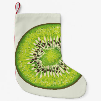 Calcetín Navideño Pequeño Patrón de ilustracion de Kiwi Slice