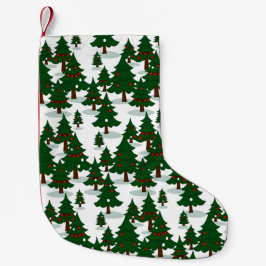 Calcetín Navideño Pequeño Patrón de navidades 9 - Navidades de pie