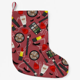 Calcetín Navideño Pequeño Patrón de productos de belleza en una aplicación d
