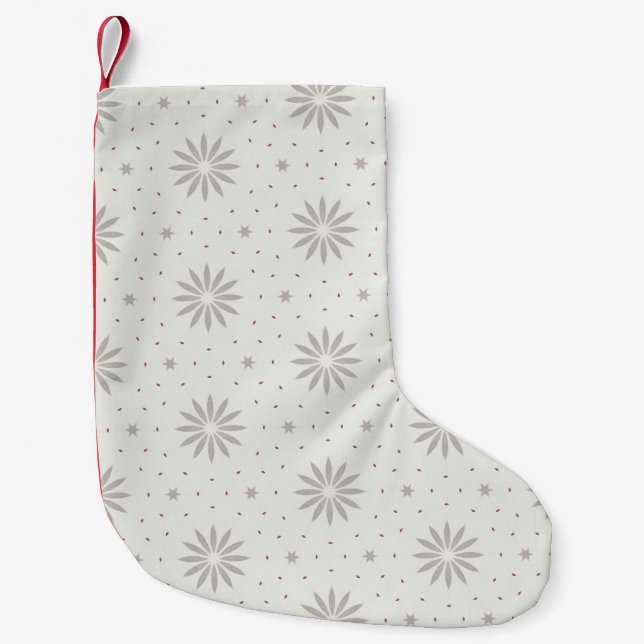 Calcetín Navideño Pequeño Patronado (Anverso)