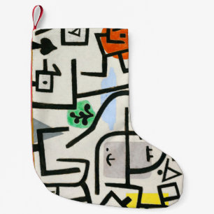 Calcetín Navideño Pequeño Paul Klee Rich Harbor Abstrae Expressionismo