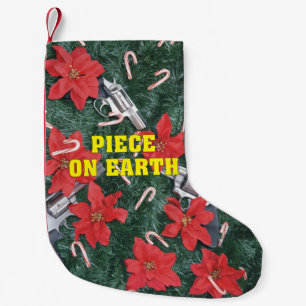Calcetín Navideño Pequeño Pedazo en navidad del arma de la tierra