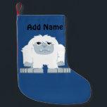 Calcetín Navideño Pequeño Pequeño Yeti<br><div class="desc">Pequeño Yeti</div>