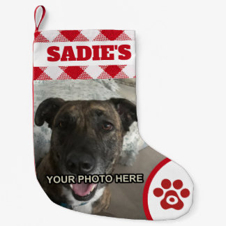 Calcetín Navideño Pequeño Perro, gato o amante de las mascotas personalizado