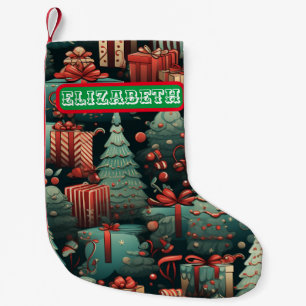 Calcetín Navideño Pequeño Personalizado