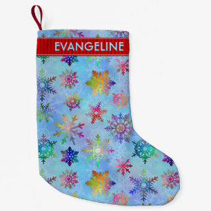 Calcetín Navideño Pequeño Personalizado colorido bonito del modelo del