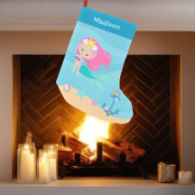Personalizado Cute Mermaid Beach House Kids