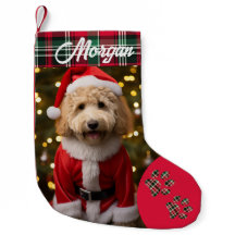 Personalizado Mascota Perro Navidades de fotografí