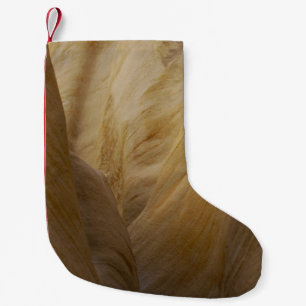 Calcetín Navideño Pequeño Piedra gris y amarilla