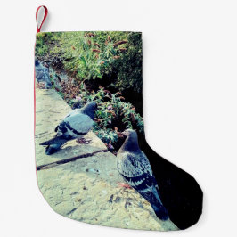 Calcetín Navideño Pequeño Pigeons